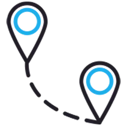 end to end pallet tracking icon